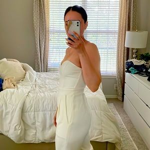 Express Cream Jumpsuit
